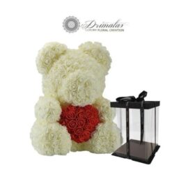 αρκουδακι λουλουδια, Αρκουδακι απο λουλουδια, Forever roses