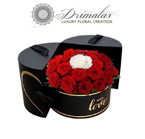 Τριανταφυλλα σε κουτι-λουλουδια σε κουτι -Λουλούδια σε Κουτί
